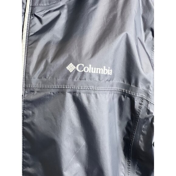Columbia Mens Watertight Waterproof Rain Jacket Graphite Gray Hooded Lightweight - Picture 2 of 16
